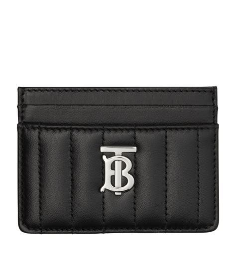 burberry black leather cardholder|burberry card holder clearance.